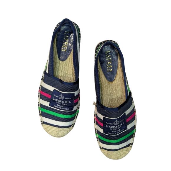 Lauren Ralph Lauren Debby espadrilles Size 7.5 - Picture 1 of 7